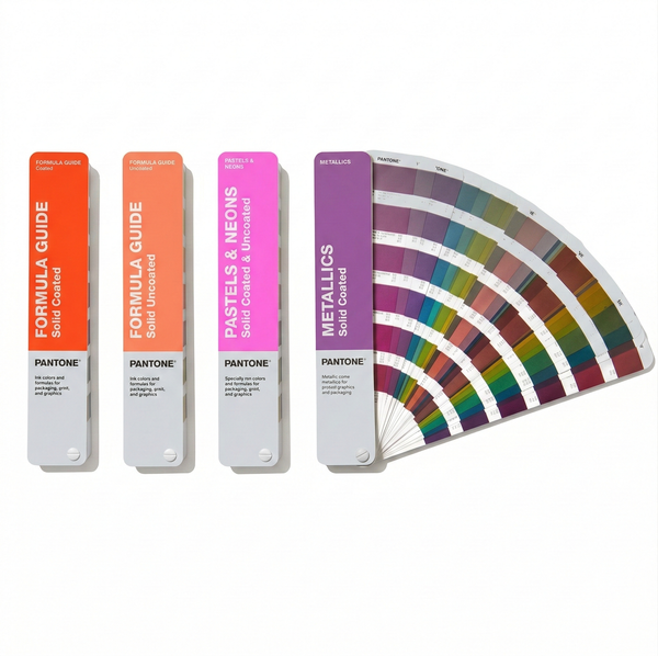 Pantone Solid Guide Set  Formula Guide Coated & Uncoated  Pastels & Neons Guide  Metallic Guide - GP1605B