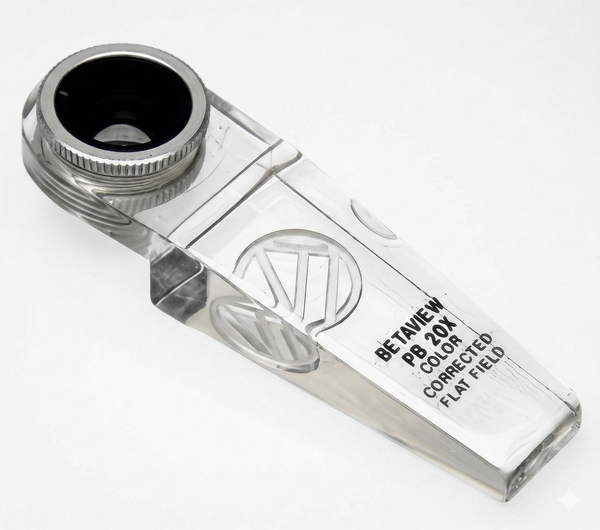 BetaView Color Correct | Acrylic Non-Scratch Magnifier | Loupe (20X)