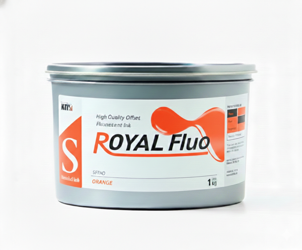 KMI Royal Series Fluorescent Offset Ink - 805 Red (5 lb can)