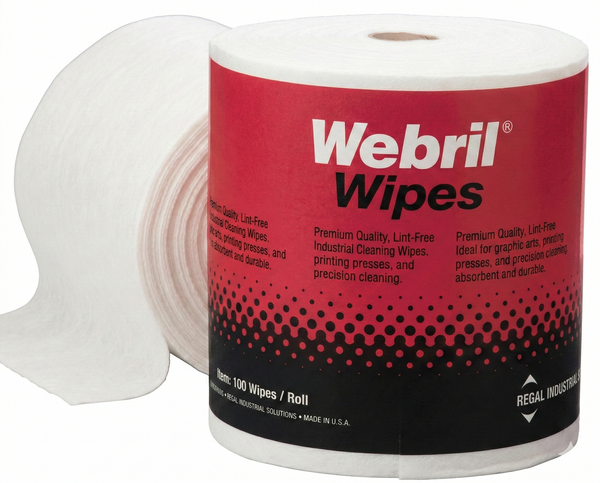Webril Wipes 8" x 8" by Fiberweb (8 rolls/case)