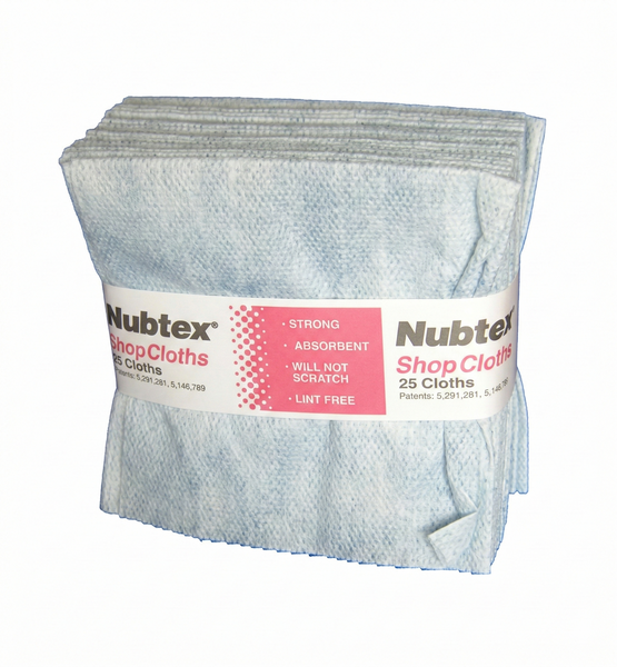 Nubtex Shop Cloths 13 x 13 Blue #313 from Fiberweb