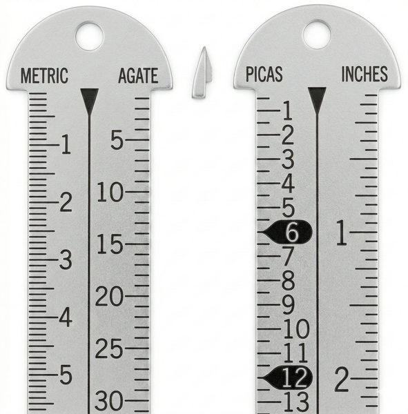 Gaebel Rulers 612-E Series Line Gauge