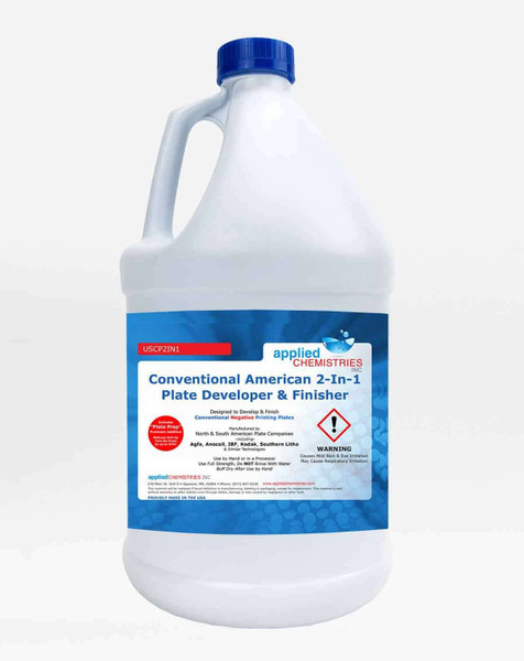 Applied Chemistries Conventional Negative Plate Developer and Finisher 2-in-1 (Gal)