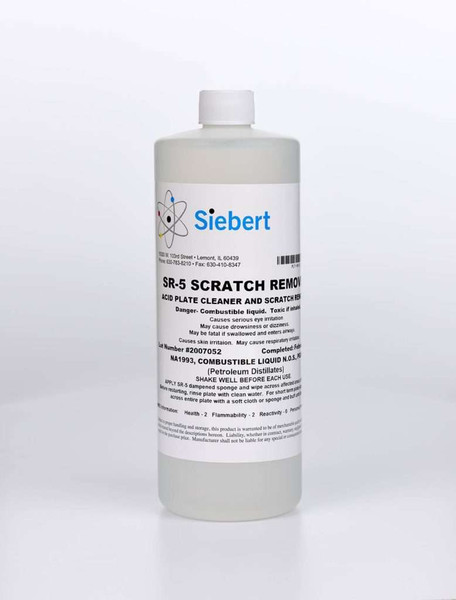 Siebert PLT-SR-5 Plate Cleaner / Scratch Remover