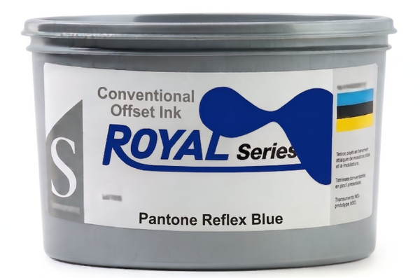 KMI Royal Series Offset Ink - Pantone Reflex Blue
