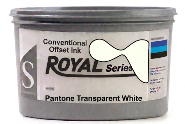 KMI Royal Series Offset Ink - Pantone Transparent White