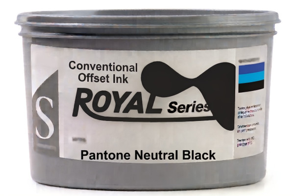 KMI Royal Series Offset Ink - Pantone Neutral Black