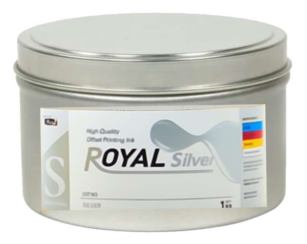 KMI Royal Series Metallic Offset Ink - Pantone 877 Silver