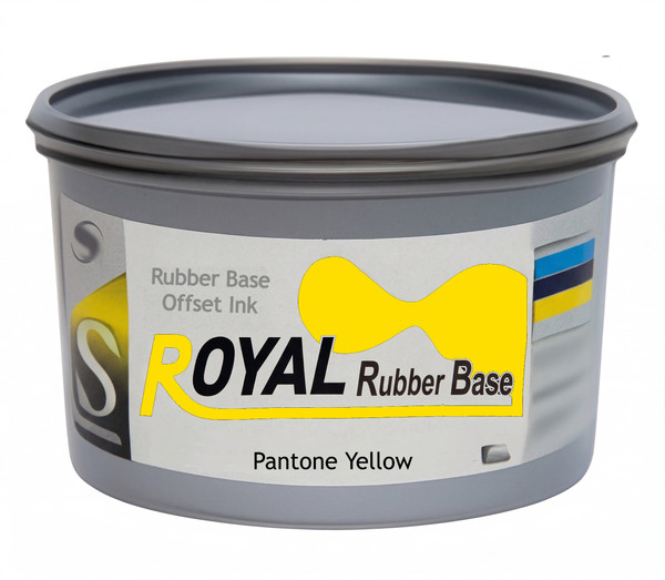 KMI Royal Series Rubber-Base Offset Ink - Yellow