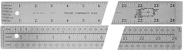 ruler half way point measure