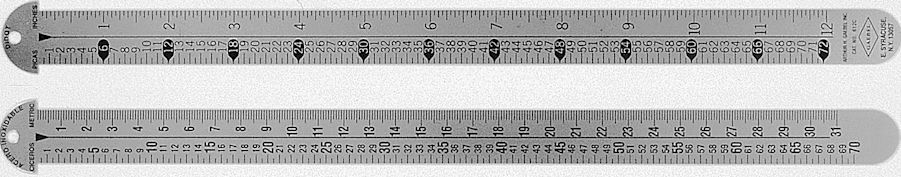 Gaebel Rulers 612-G Series Line Gauges