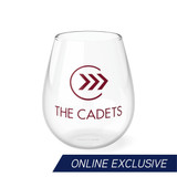 Cadets Stemless Wine Glass, 11.75oz