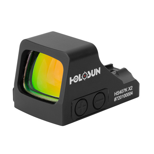 Holosun 407K X2  - Micro Pistol Reflex Sight | Shake-awake
