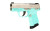 Sig Sauer, P365, Striker Fired, Semi-automatic, Polymer Frame Pistol, Sub-Compact, 380 ACP, 3.1" Barrel, Turquoise Frame, Nickel Optics Ready Slide, SIGLITE Day/Night Sights, 10 Rounds, 2 Magazines