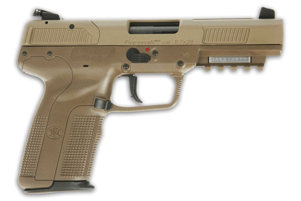 FIVE-SEVEN 5.7X28 FDE 20+1 AS 2-20RD MAGS | ACCESSORY RAIL