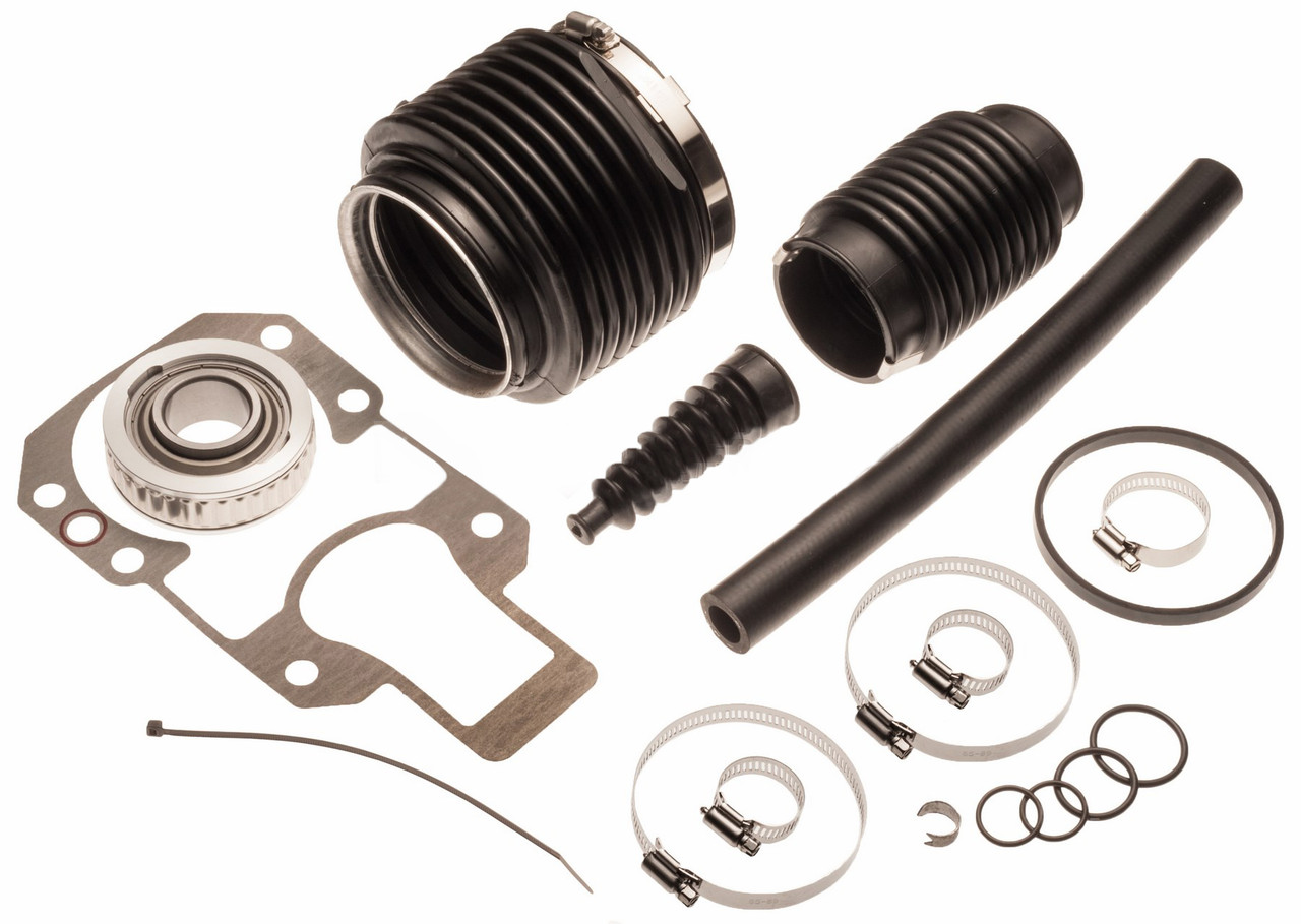 Complete Mercruiser Transom Repair Kit For Alpha One Gen 2 (1991-1998) – Includes Bellows, Bearing, Seals, Gaskets