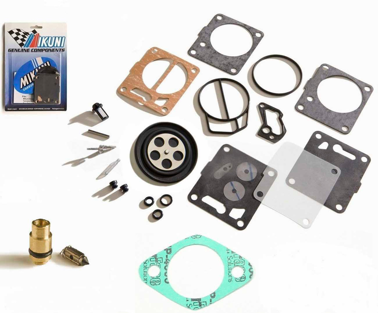 専用　10797 ssccbb Sea Doo Genuine Mikuni Carb Rebuild Kit Base Gasket And Needle