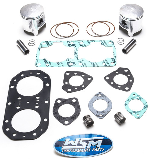 Kawasaki 650 SX X2 TS Jet Mate Piston Gasket Top End Rebuild Kit 1mm Over