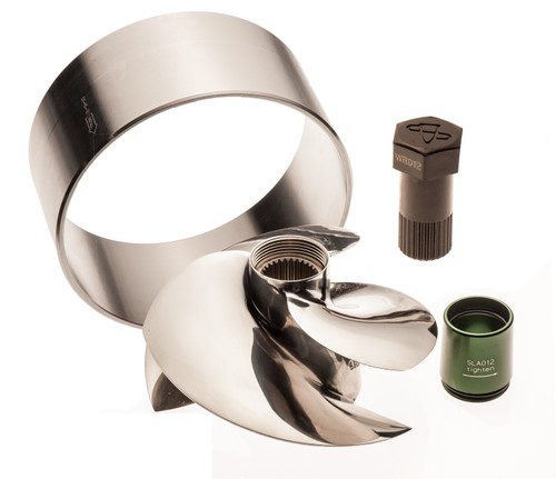 Solas Impeller for SeaDoo RXPX RXTX 325 SXX-CD-14/19 Stainless Wear Ring & Tool