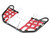 Honda TRX450R TRX 450R 450 R ER Nerfbars Atv Nerf Bars Black Bars/Red Nets Honda TRX450R TRX 450R 450 R ER Nerfbars Atv Nerf Bars Black Bars/Red Nets