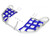 Honda TRX300EX TRX 300EX Nerfbars Atv Nerf Bars 1993-2009 Silver Bars/Blue Nets