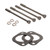 Carburetor Mount Bolt Set w/ Carb Base Gaskets for SeaDoo 951 GTX GSX RX XP