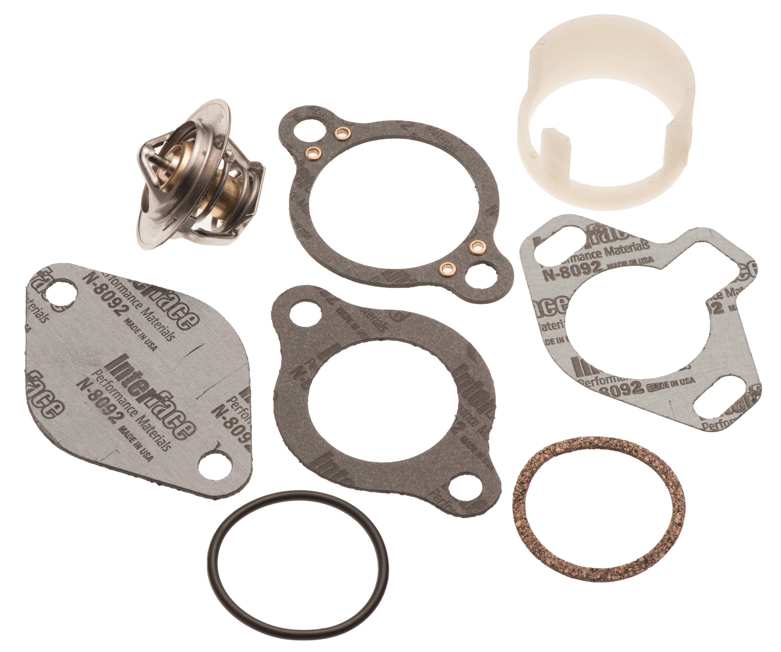 Thermostat Kit & Sleeve Mercruiser 160? 807252Q5 4.3 5.0 5.7 7.4 8.2 1987 & Up