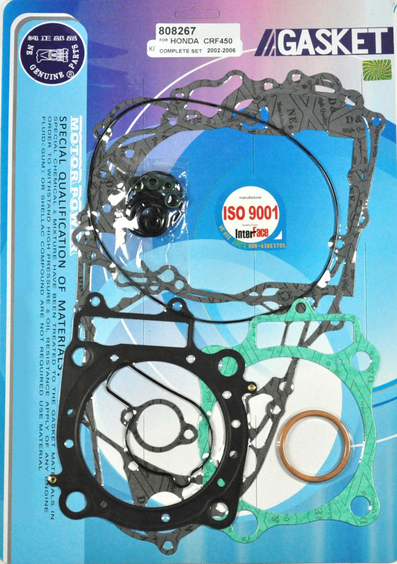 Complete Rebuild Gasket Kit for Honda CRF450R CRF 450 R 2002-2006 02 03 04 05 06