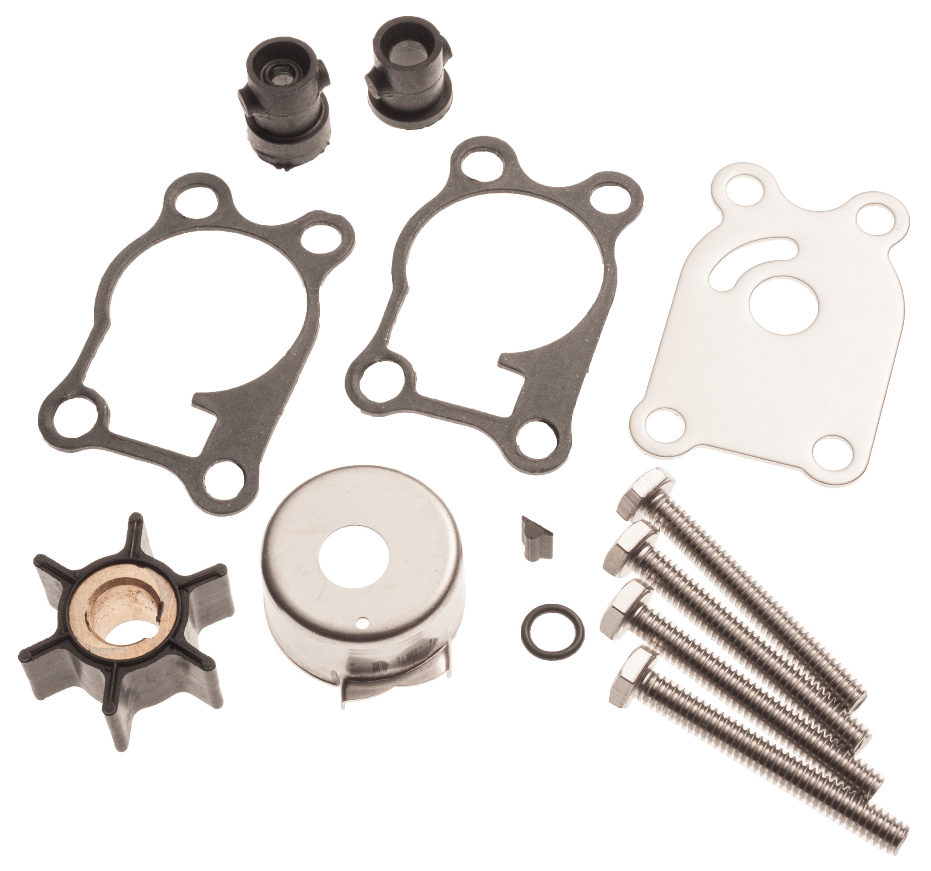 GS MARINE Water Pump Impeller Repair Kit For Mercury 4, 4.5, 7.5, 9.9 HP Outboards – Replaces 47-89981T1