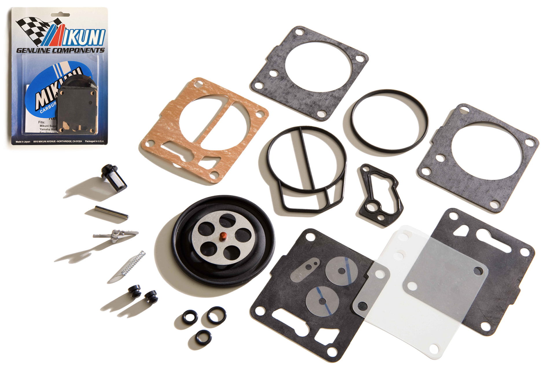Throttle Butterfly Valve Shaft Rebuild Kit for Mikuni Super
