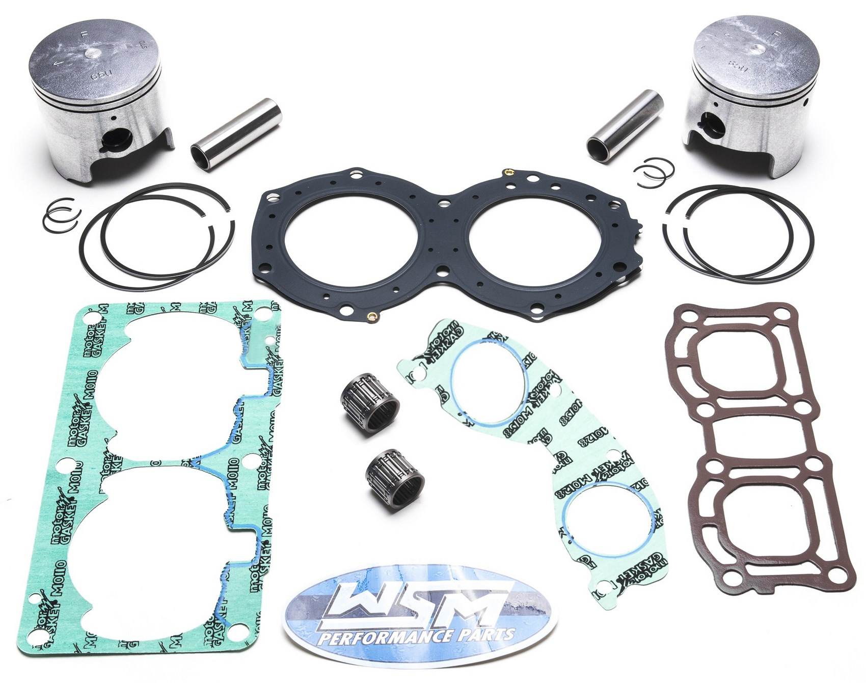 Yamaha 760 Wave Blaster Venture Raider Piston Gasket Top End Rebuild Kit + .25mm