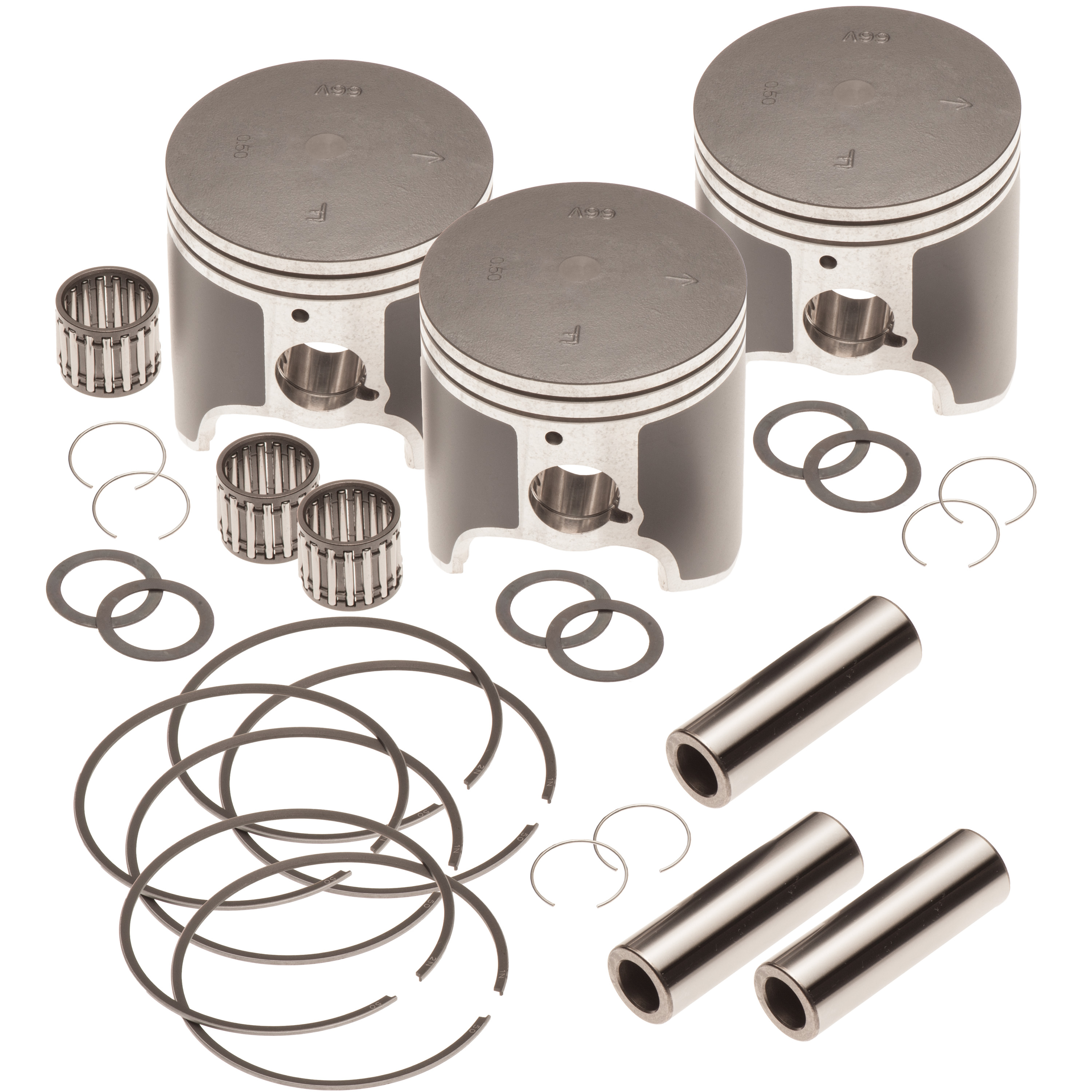 Triple Piston Kit for Yamaha GP XL XLT 1200 1200R Power Valve .50MM Over 80.4MM