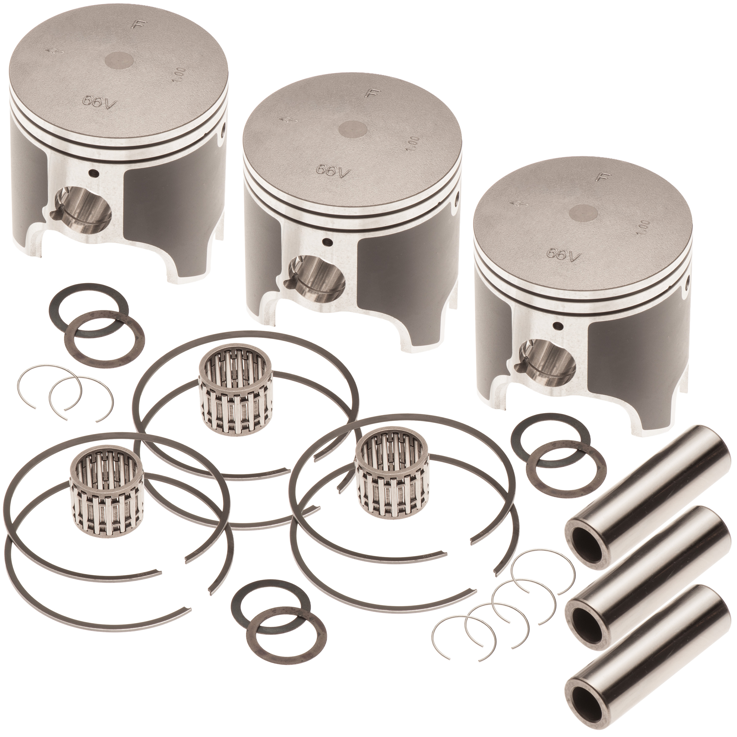 Triple Piston Kit for Yamaha GP XL XLT 1200 1200R Power Valve 1.00MM Over 80.9MM