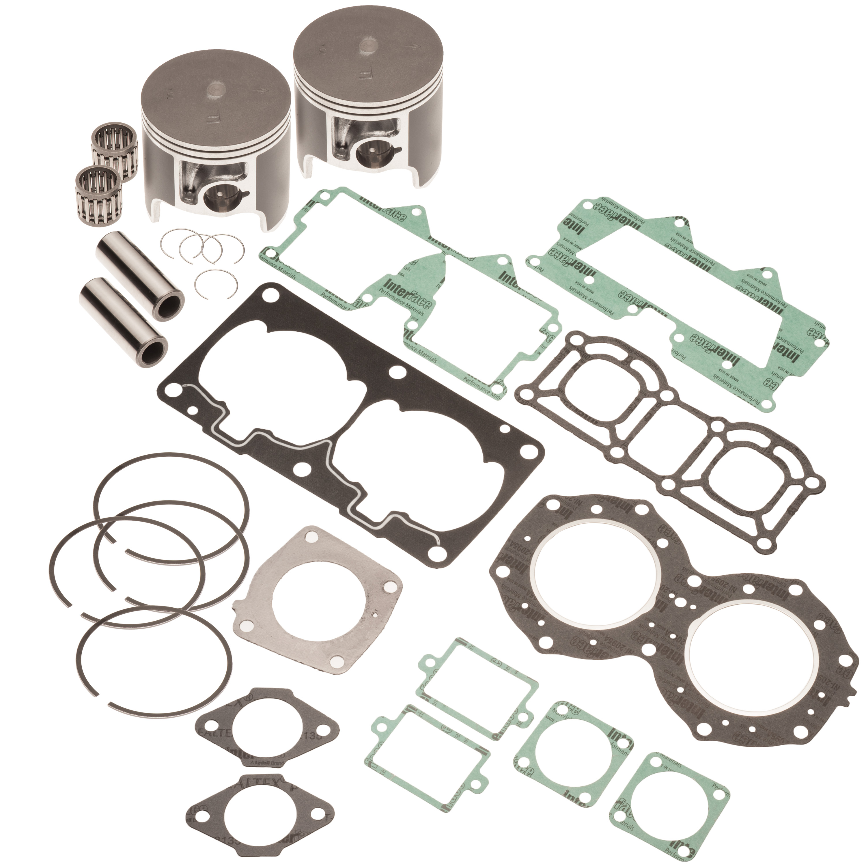 Top End Rebuild Piston Kit for Yamaha 650 WaveRunner 3 VXR Superjet 1.00MM Over