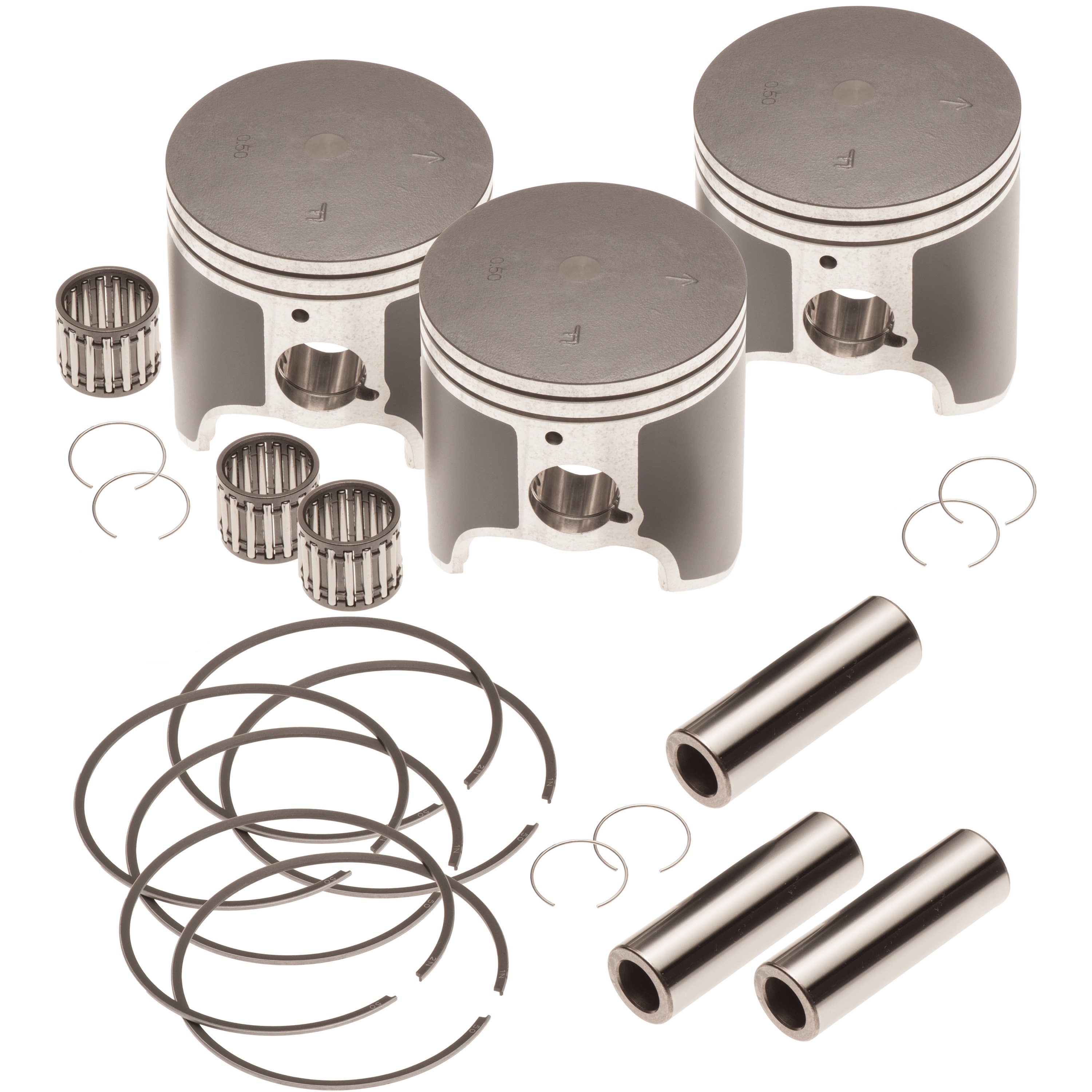 Triple Piston Kit for Yamaha Non-Power Valve GP XL SUV 1200 Exciter .50MM Over