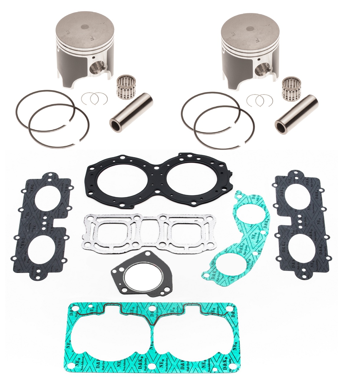 Top End Rebuild Piston Kit for Yamaha Wave Raider Blaster XL GP 760 .50MM Over