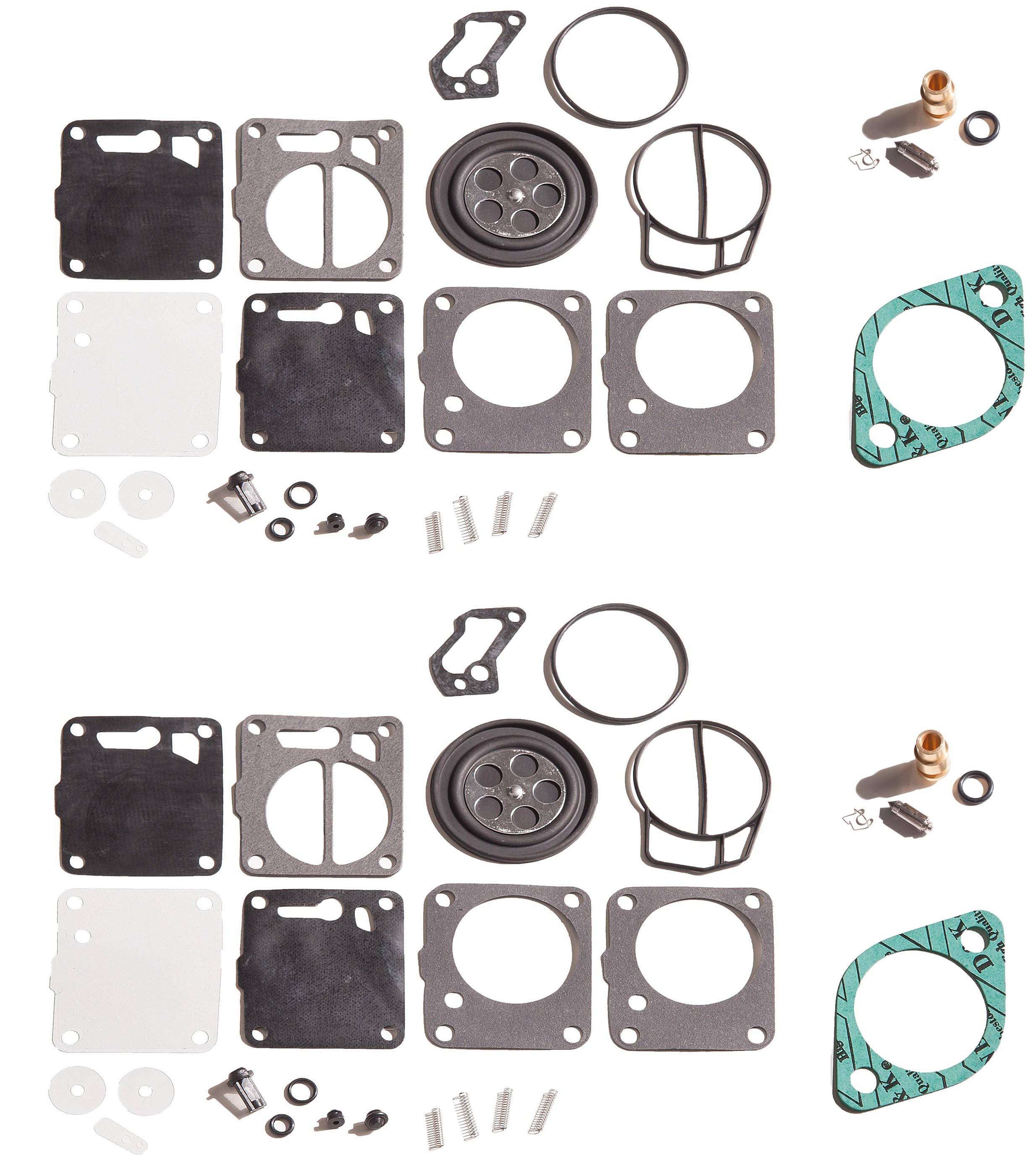 Sea Doo HX 1995-1997 Twin Carburetor Rebuild Kit With Base