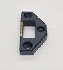ABS-Plastic Strike plate with screws