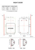 External Sensor RFID Cabinet Lock, 125 Khz