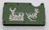 Deer / Hunting - All Aluminum MRF-05 RFID blocking wallets with money clip