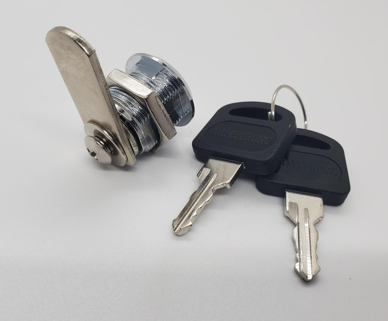 Panel to Tongue Depth 13mm Chrome Plated Camlock, Key to unlock F5A-0 - Nguyên X