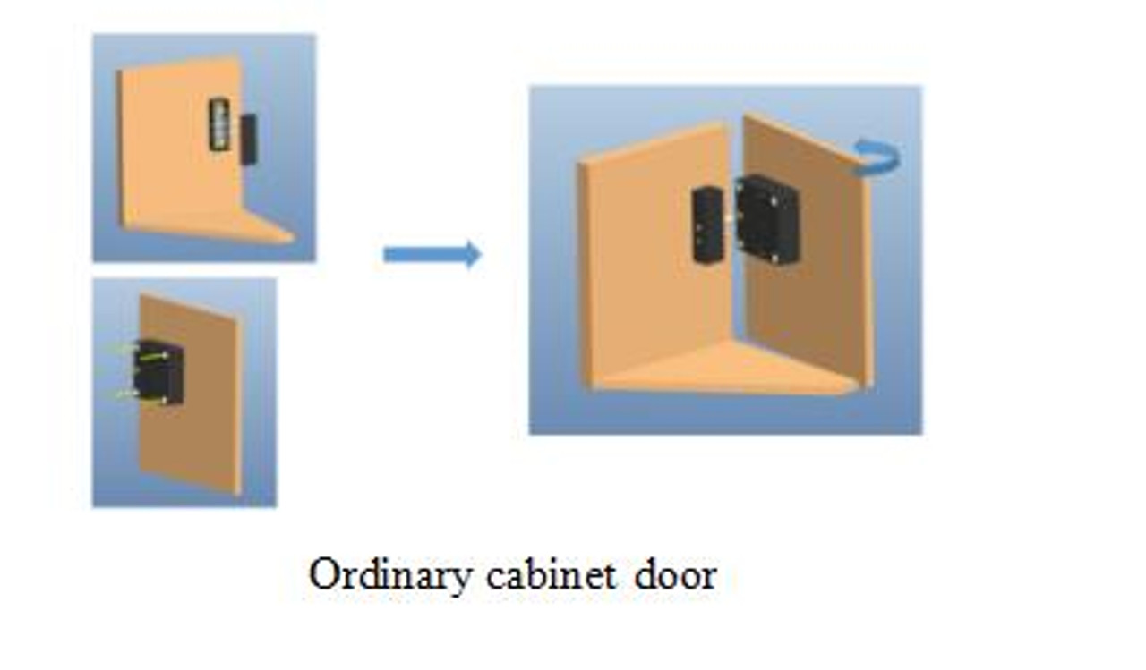 RFID Hidden Cabinet Lock AC power Option, 3 Keys - Gun Safes,Stands, cabinets-13.56 Mhz