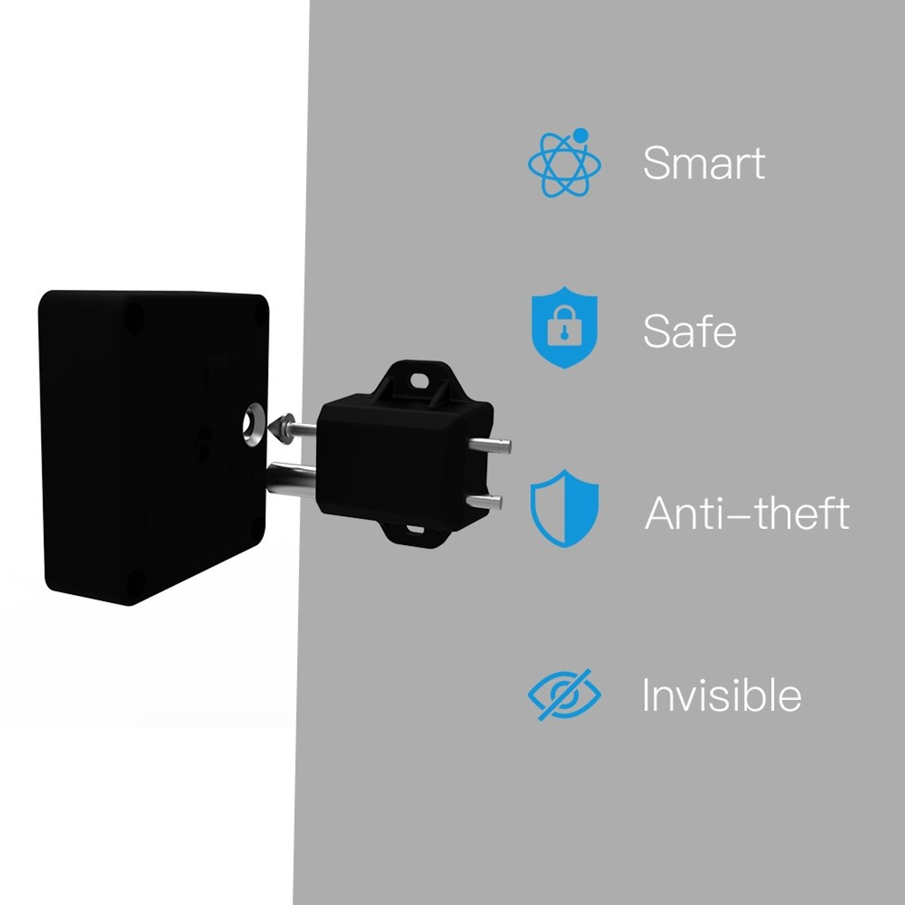 GAESHOW Smart Bluetooth Cabinet Drawer Lock Serratura per Container Senza Pilota con plastica Manuale Inglese