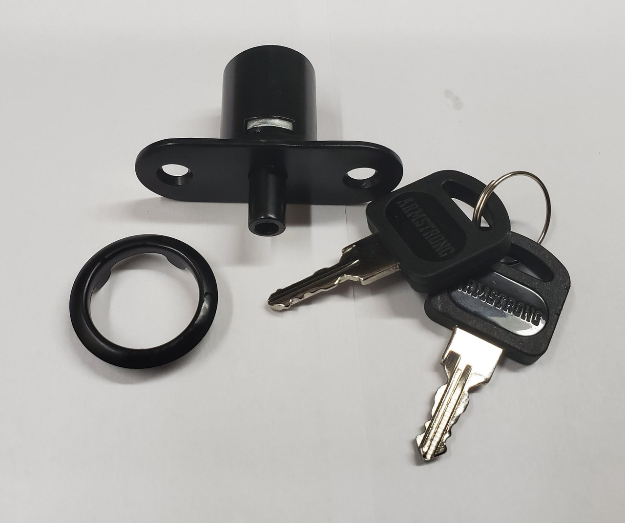 Black Finish Push plunger locks for sliding glass doors 