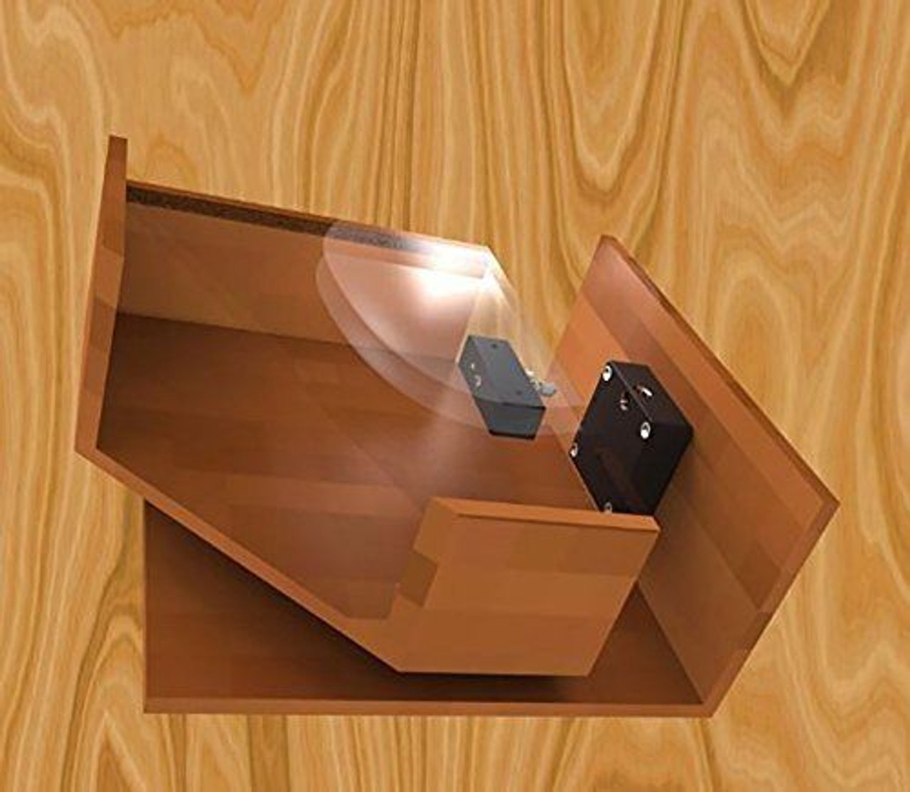 Fingerprint and Bluetooth Square Cabinet Drawer Lock