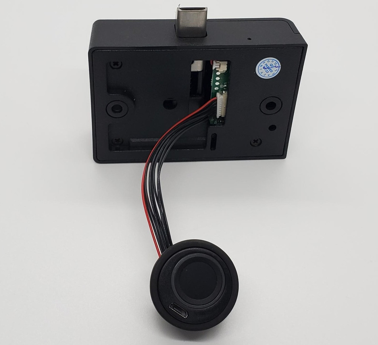 Flush Mount Black Housing Fingerprint / Bluetooth Lock