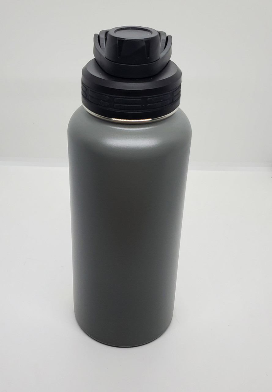 Gray 32oz water bottle