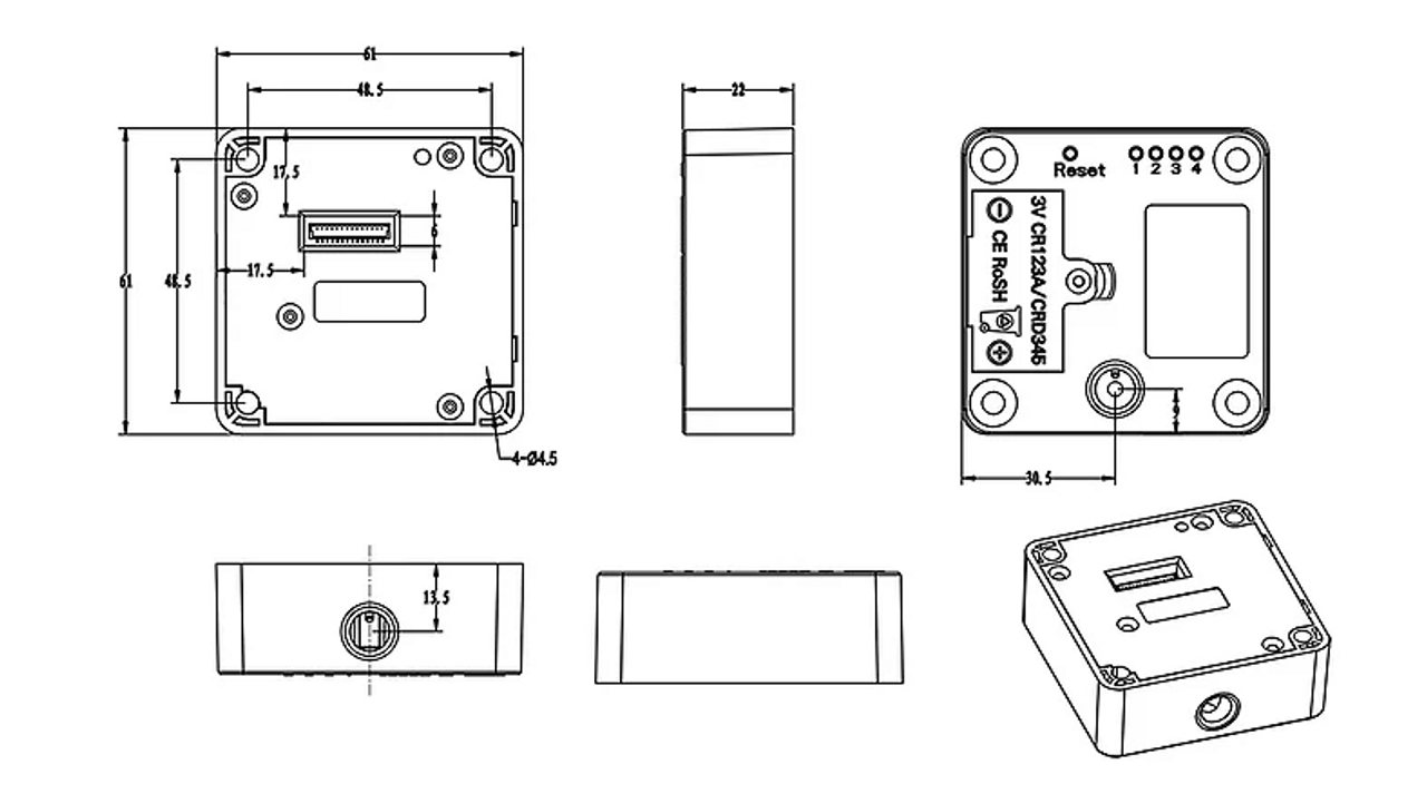 Small 2 lock system kit, RFID Hidden Shelf / Cabinet Drawer Lock, 3 Keys - Gun Safes, cabinets