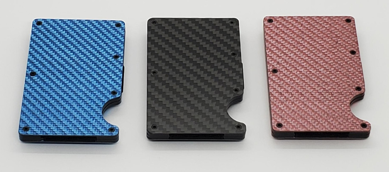 Carbon Fiber RFID blocking wallets, blank