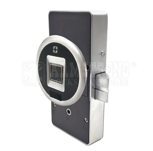 Reinforced fingerprint cabinet lock for storing spare keys